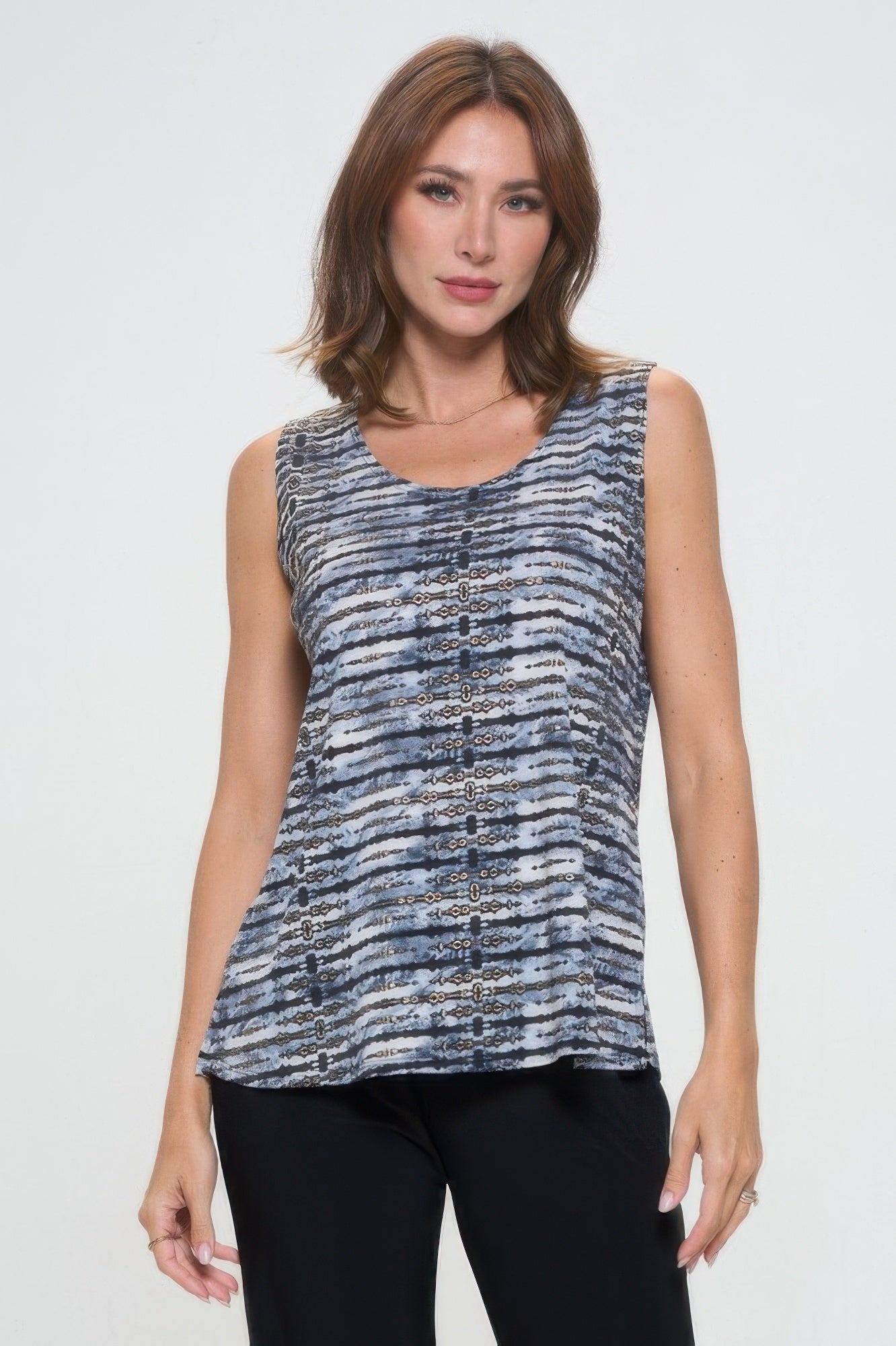 Ity Print Sleeveless Tank Top