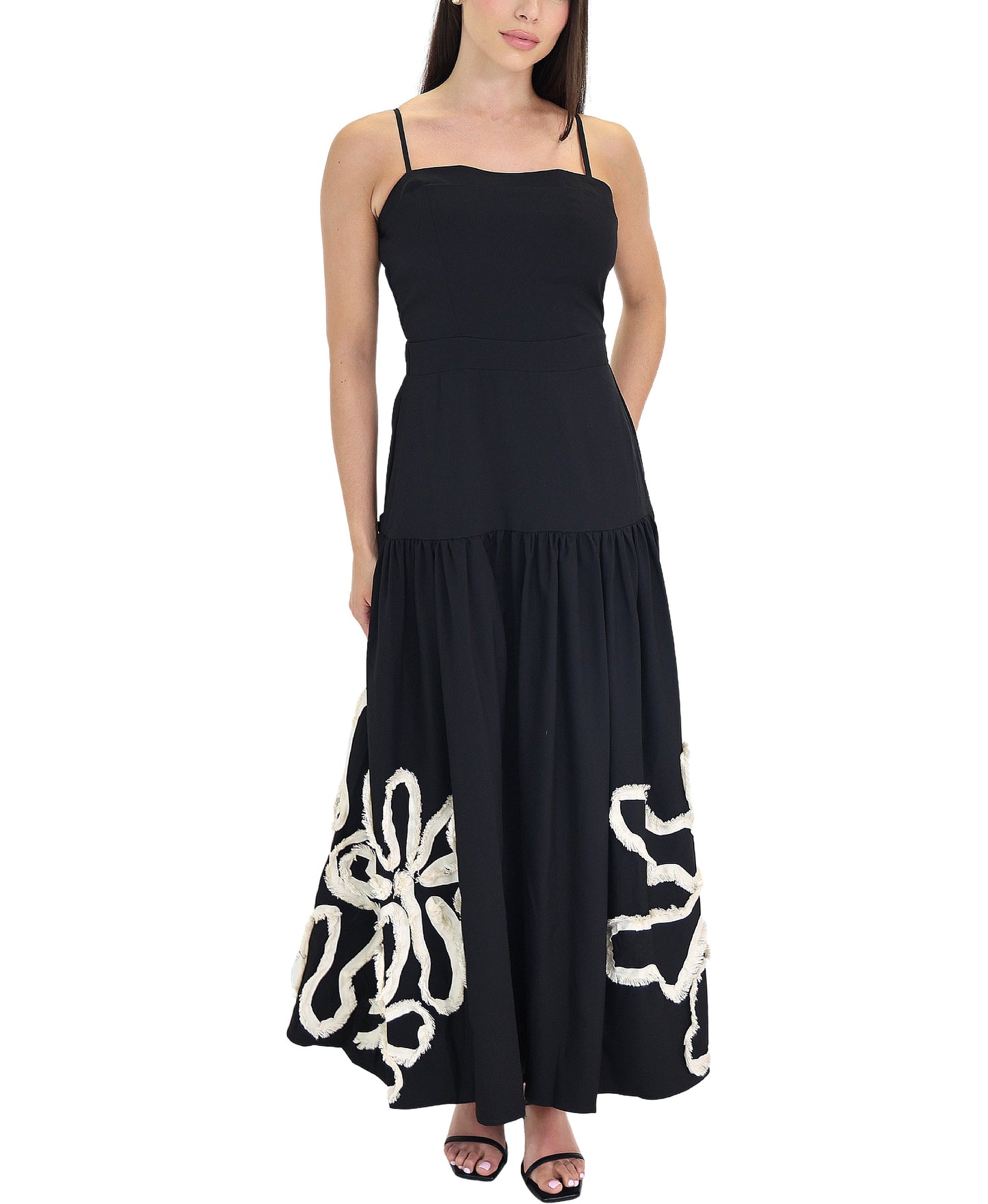 Embroidered Maxi Dress