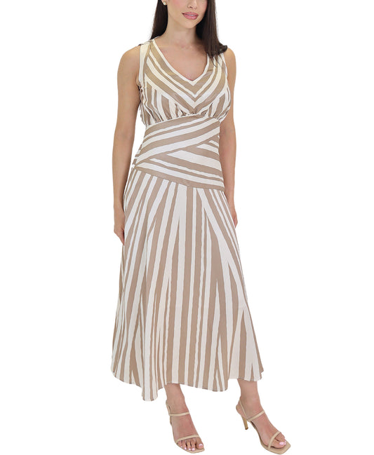 Striped Midi Dress