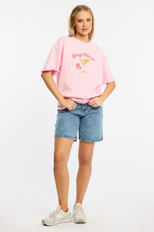 Pink Graphic Tee Short Sleeve