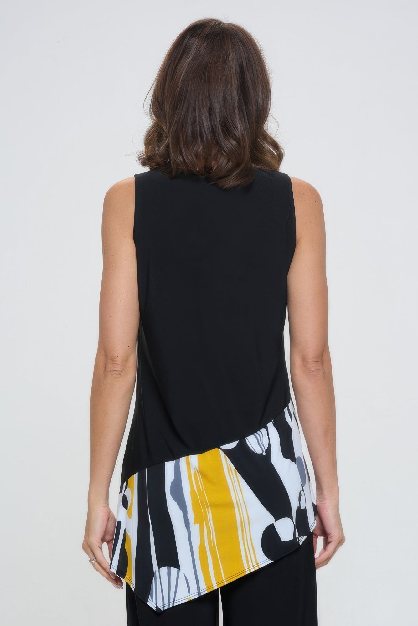 Sleeveless Contrast Top