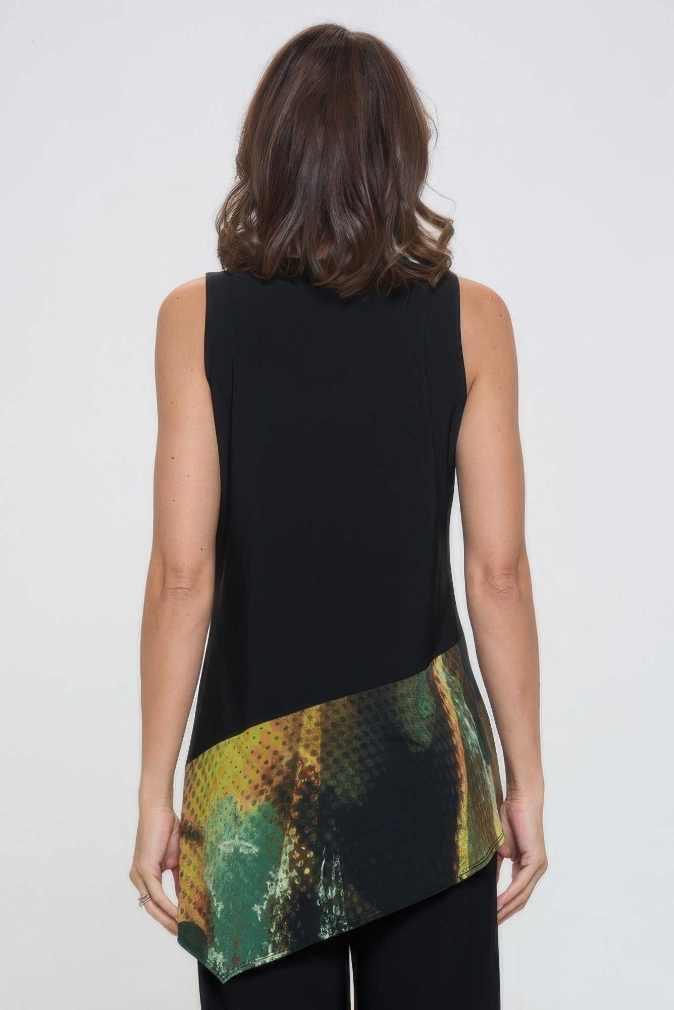 Sleeveless Contrast Top