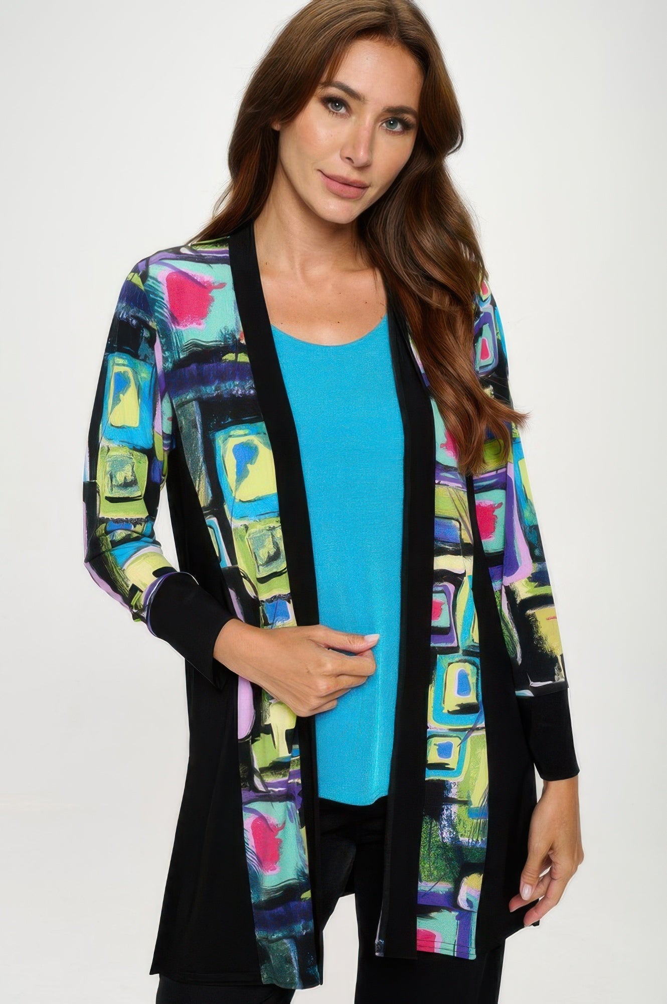 Ity Contrast Cardigan