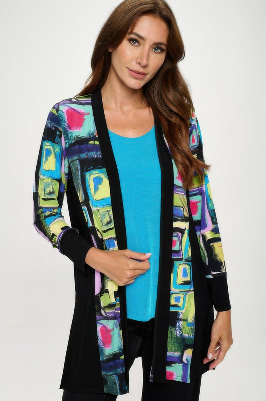 Ity Contrast Cardigan