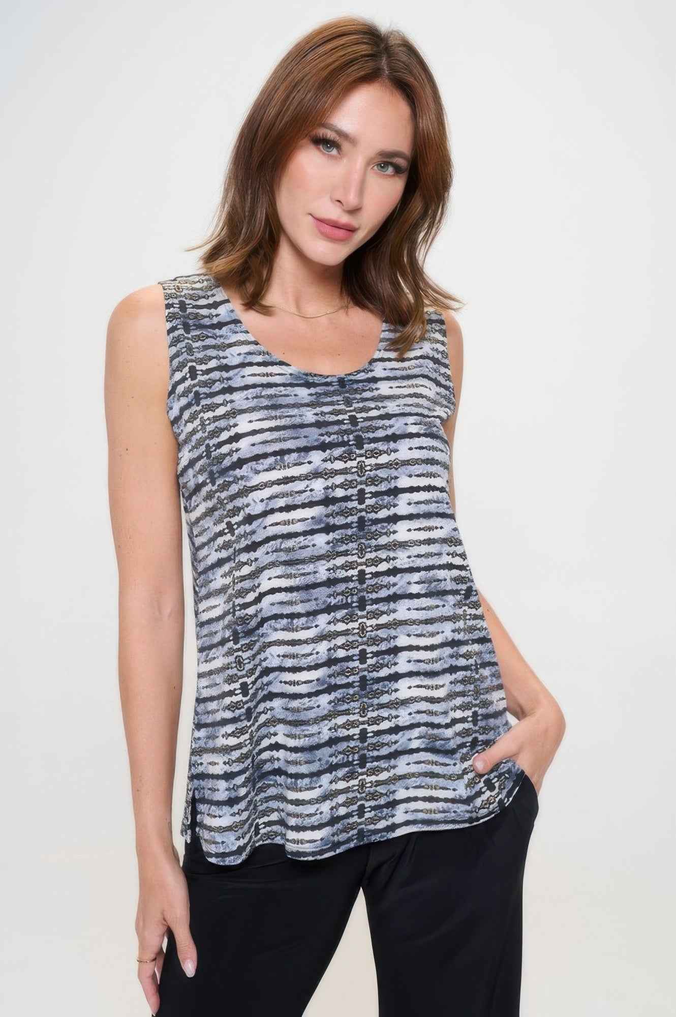 Ity Print Sleeveless Tank Top