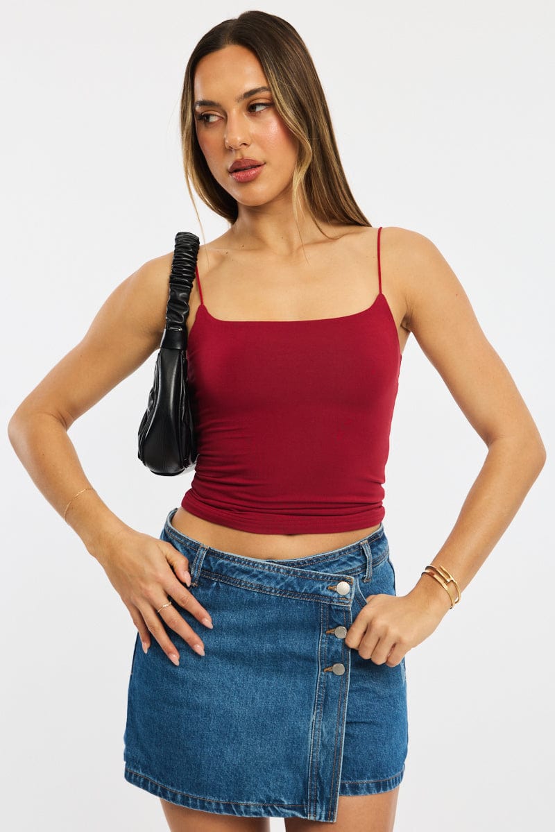 Red Supersoft Singlet Double Layer