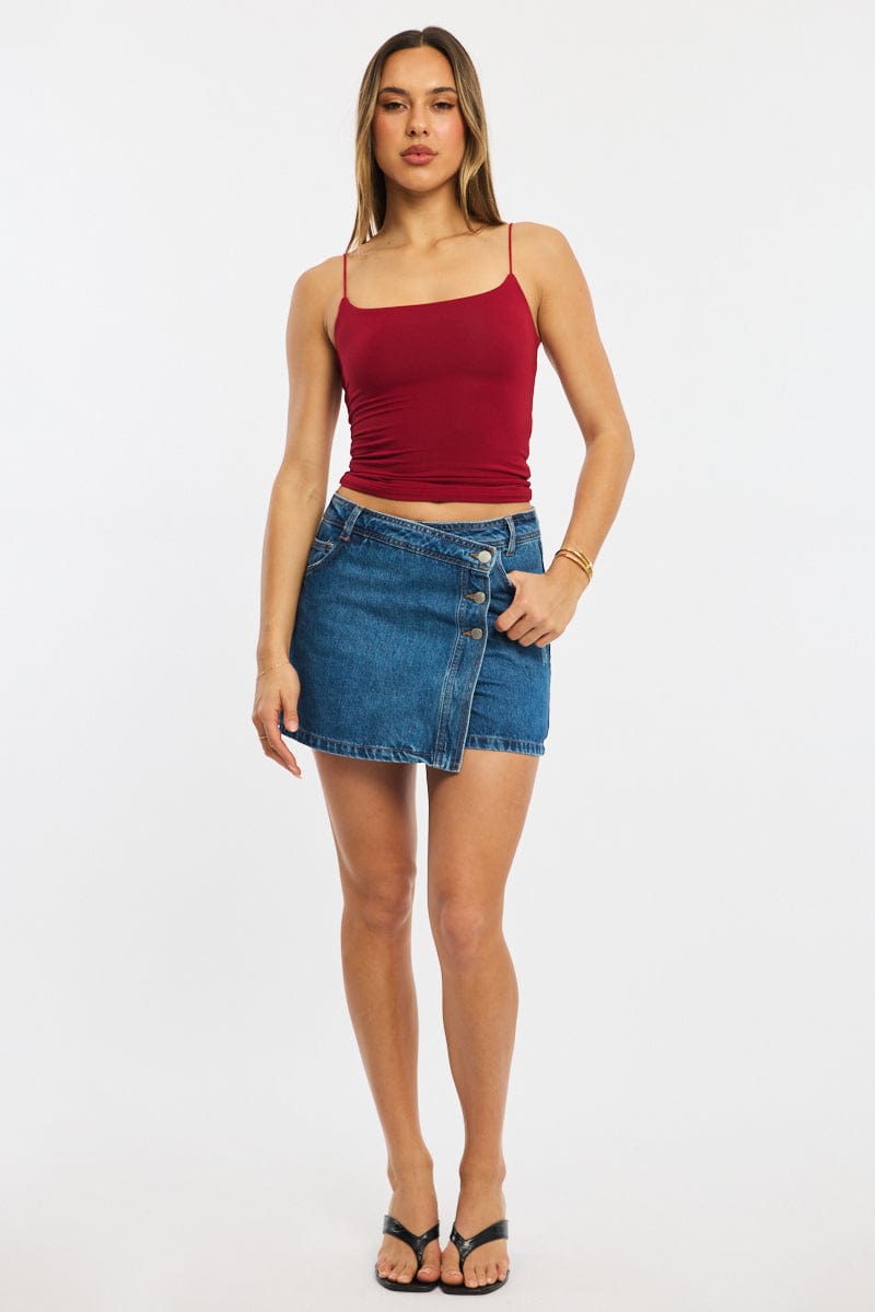 Red Supersoft Singlet Double Layer