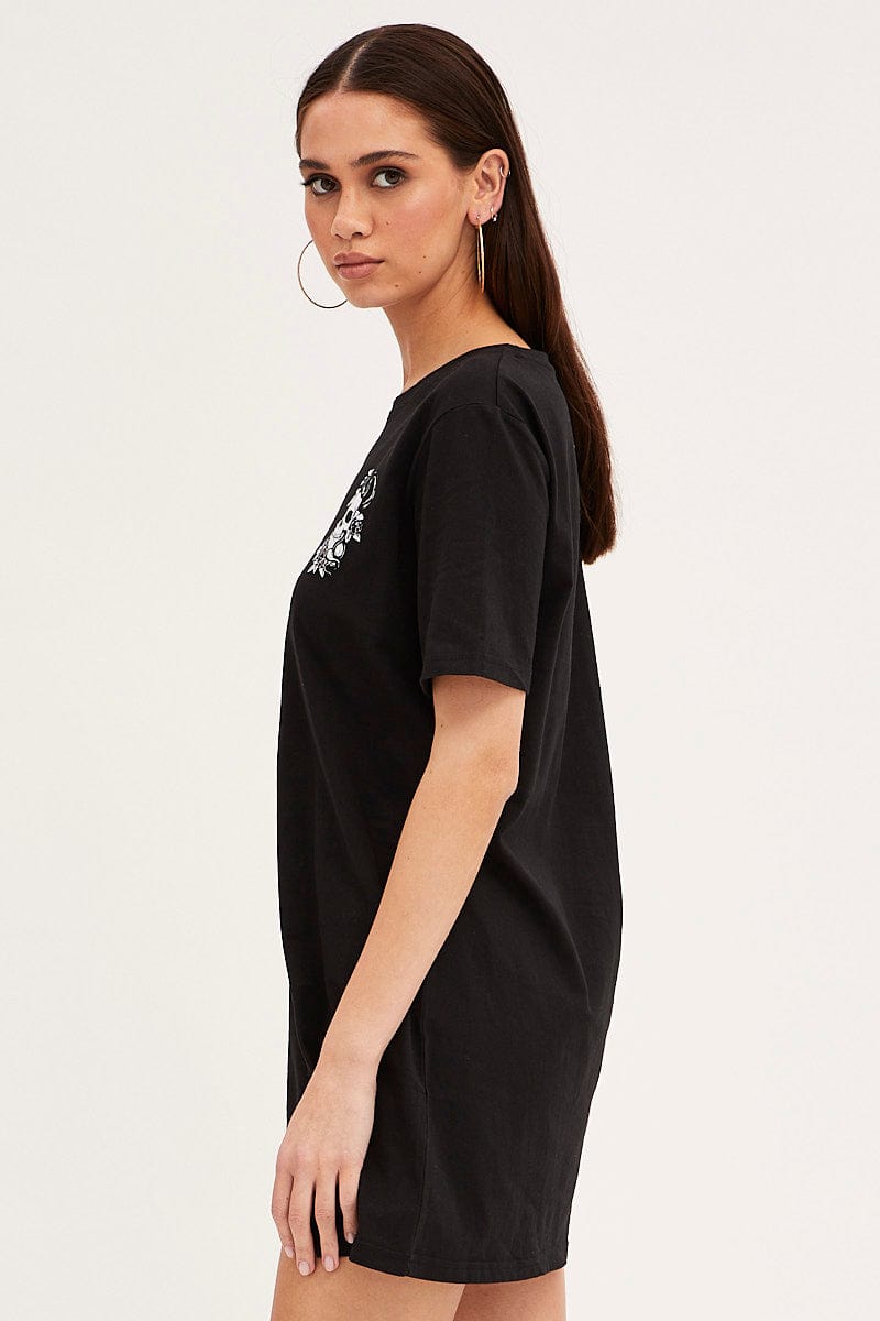 Black T-Shirt Dress